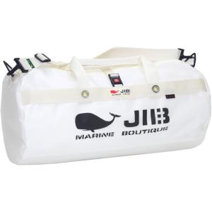 JIBダッフルバッグ　ラージサイズ　ブラック　白ハンドル　革ハンドル　レア　希少 JIB（ジブ） DLG JIB ラージダッフルバッグ ホワイト／アイボリー