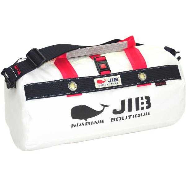 DSB JIB ダッフルバッグSボーダー ホワイト×ダークネイビー　プラパーツ仕様　DSB196