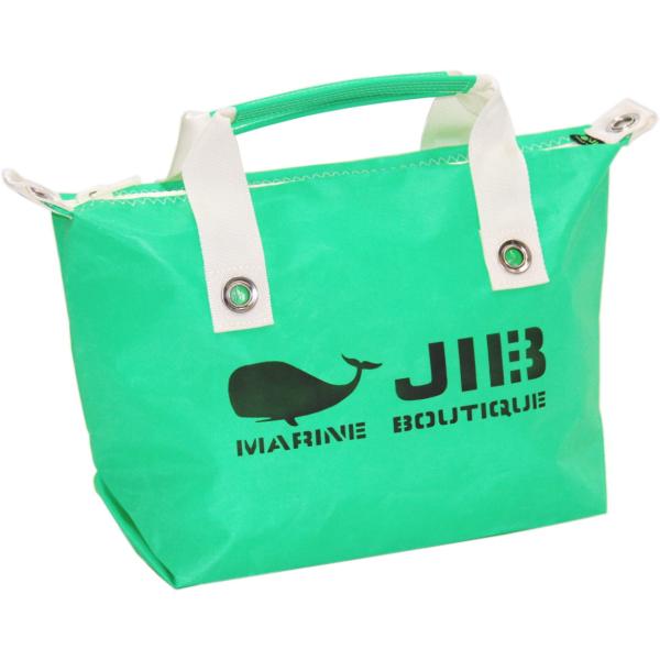 FTS JIB ファスナートートS エメラルドグリーン×アイボリーハンドル　FTS86