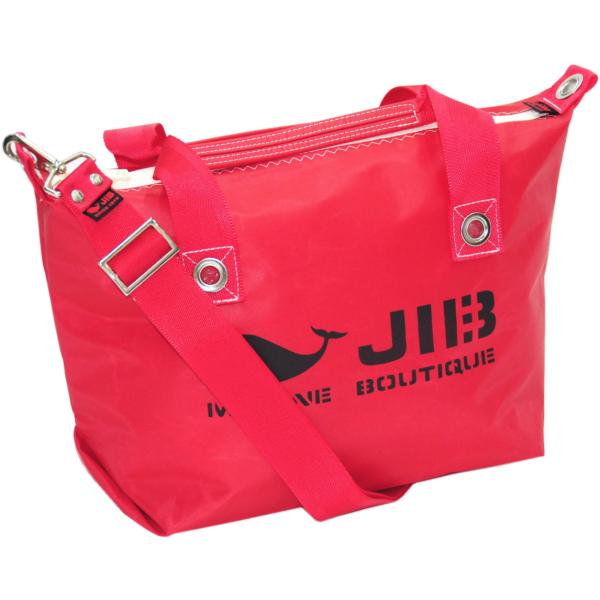 FTS86 SB40MM33 JIB セット販売 ファスナートートSレッド ＋ 40mm幅無地ショル...