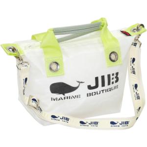JIB ショルダーバッグ ホワイト　ベルト　ベージュ JIB ダッフルバッグ SSサイズ DSSB ホワイト×アイボリー