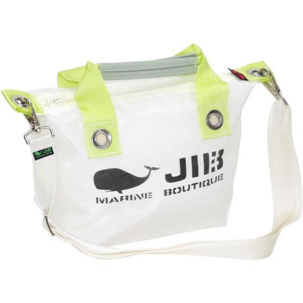 FTSS76 SB25MM24 JIB セット販売 ファスナートートSSホワイト×ライムグリーン ＋...