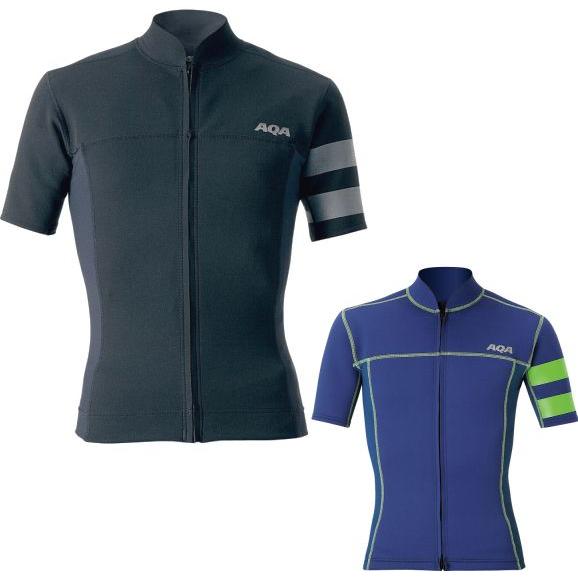 KW-4405N エーキューエー AQA UV ウエットトップジップショートIII メンズ