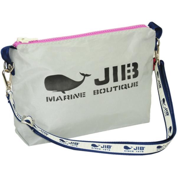 PODS63 SB25MG34 JIB セット販売 ドキュメントポーチS グレー×ピンクファスナー ...