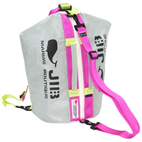 RBM JIB リュックバッグM　RBM188　グレー×ピンク