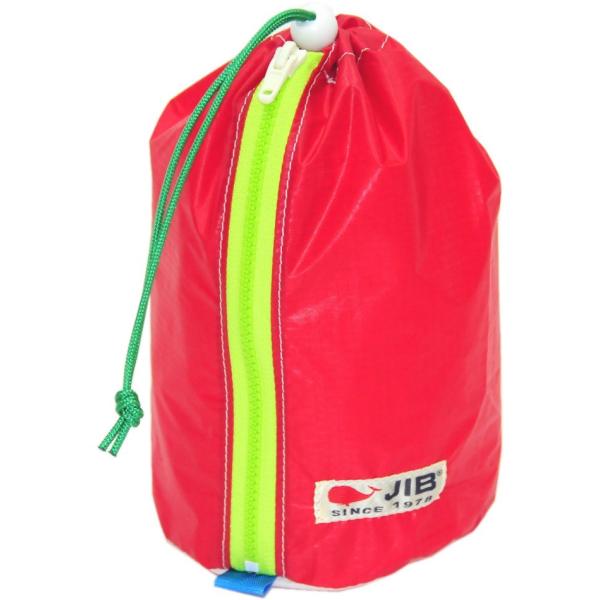 SC-PBS JIB プレスバッグS　SC-PBS38　レッド×蛍光グリーンファスナー