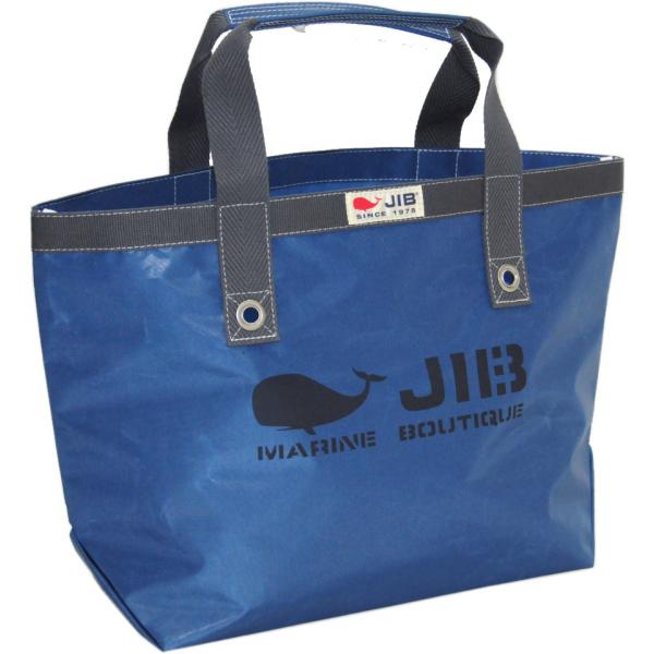 TM JIB オープントートM ネイビー×チャコールグレーテープ　ファスナー無しタイプ　TM82