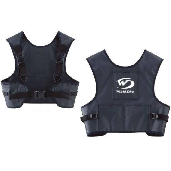 ワールドダイブ　ドライスーツ専用ウエイトベストver.2　ウエイト別売