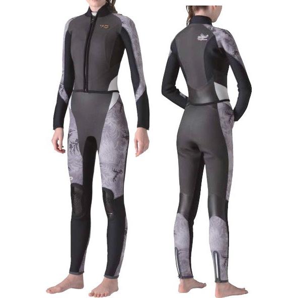 ワールドダイブ　ダイビング用ウェットスーツ　＊3mmツーピース　XB　ボレロ＋スリーブレス　WORL...