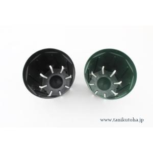 スリット鉢 2.5号 黒 苗用 間口7.5cm...の詳細画像1