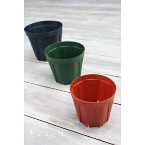 スリット鉢3号 緑 苗用 間口9cm 多肉植物...の詳細画像1