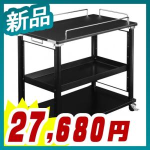 Bauhutte（バウヒュッテ） PCディスプレイワゴン BHS-700PC-BK