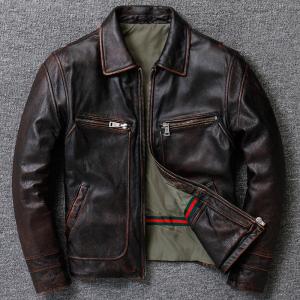 本革ジャケット 革ジャン 羊革 デニム風 メンズ 革ジャケット