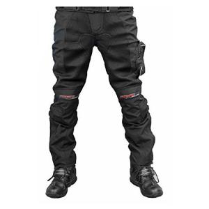 バイクパンツ 　メッシュ　通気　レーシング　 メンズ　春夏　ウェスト調節可能　プロテクター付き