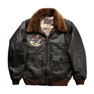 1930's海軍航空 G1 フライトジャケット刺繍ワッペン ブルゾン MA-1革