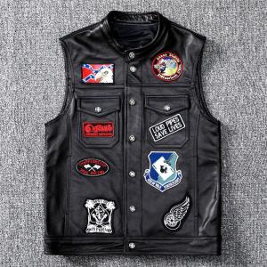 ムートンベスト ベスト 本革ベスト ライダースベスト ムートン 羊革
