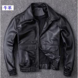牛革 A2フライトジャケット 本革ジャケット 牛革ジャケット フライトジャケット 革