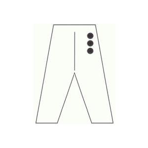 柔道ズボン ネーム刺繍 NP1