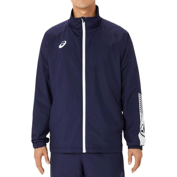 アシックス asics 裏トリコット ウインドブレーカー ジャケット 裏起毛 2031E745 ミッ...