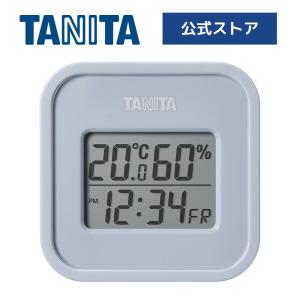 デジタル温湿度計　TT-588　ブルーグレー