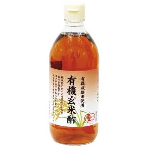 内堀醸造 有機・玄米酢　５００ｍｌ｜tanizawa-takuhai