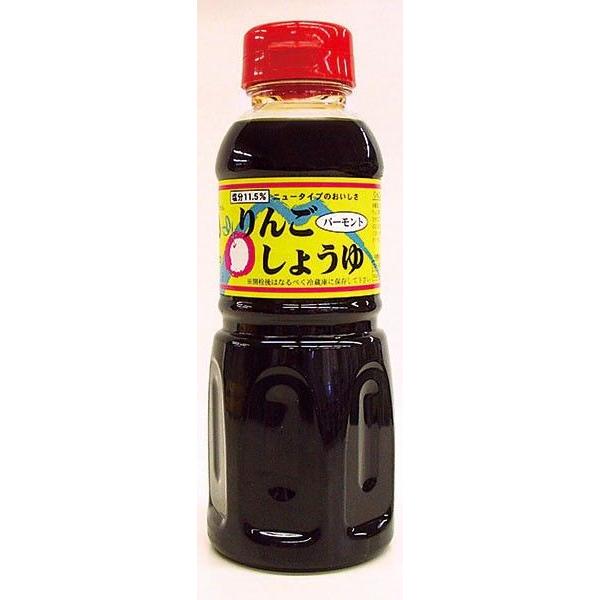 りんごバーモント醤油　300mL　（カネショウ：本醸造、しょうゆ、リンゴ酢、りんご果汁、ハチミツ）