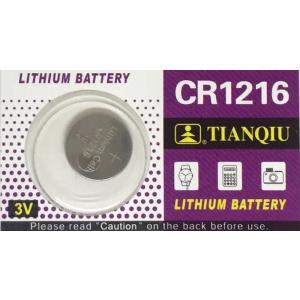 CR1216 リチウム ボタン電池 バラ1個｜tannowaz