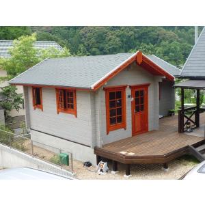 ログハウス ミニログハウス ルースA(ログ厚9...の詳細画像3