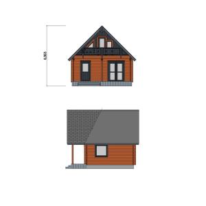 ログハウス トリ(ログ厚92mm)12.5帖の...の詳細画像2