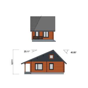 ログハウス ラプシ(ログ厚92mm)セルフビル...の詳細画像2