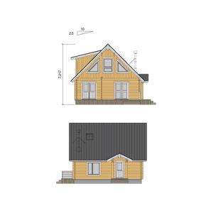 ログハウス ラウル(ログ厚113mm)コンパク...の詳細画像2