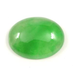 ヒスイ ジェイダイト ルース 裸石 1.92ct カボションカット グリーン