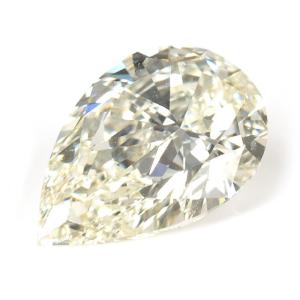 イエローダイヤモンド ルース 1.20ct(1.199ct), VERY LIGHT YELLOW, Nカラー, VS1, ペアシェイプ, GIA, AGTジェムラボラトリー｜tanodiamond