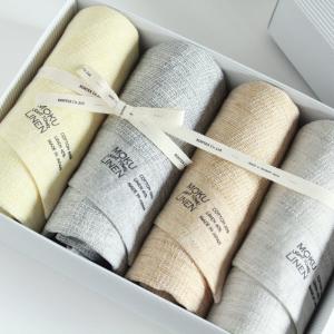 今治タオル コンテックス MOKU LINEN モク リネン ギフトセット Imabari Towel Kontex MOKU LINEN GiftSet Size M4枚