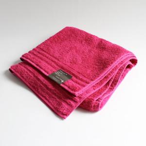 今治タオル コンテックス プラスカラー Imabari Towel Kontex Plus Color バスタオル ダークピンク｜Tanokichi Towel Service
