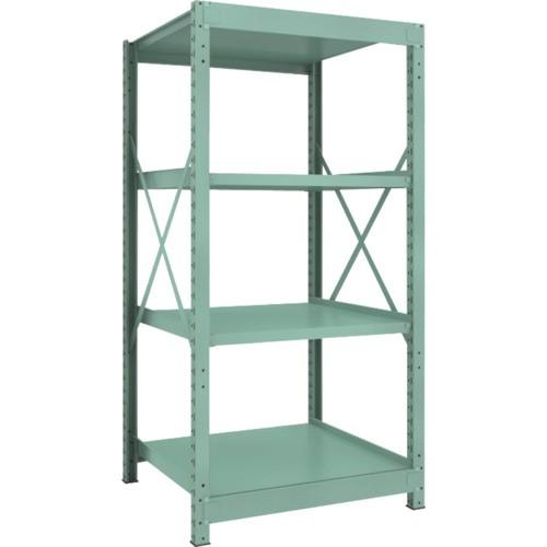 ＴＲＵＳＣＯ　Ｒ３型中量棚　９００×９００×Ｈ１８００　４段　単体　Ｒ３−６３９４　１台（直送）