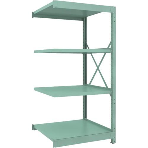 ＴＲＵＳＣＯ　Ｒ３型中量棚　９００×９００×Ｈ１８００　４段　連結　Ｒ３−６３９４Ｂ　１台（直送）