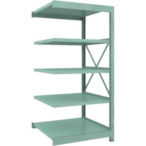 ＴＲＵＳＣＯ　Ｒ３型中量棚　９００×９００×Ｈ１８００　５段　連結　Ｒ３−６３９５Ｂ　１台（直送）