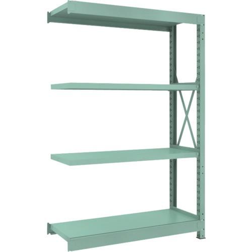 ＴＲＵＳＣＯ　Ｒ３型中量棚　１２００×４５０×Ｈ１８００　４段　連結　Ｒ３−６４５４Ｂ　１台（直送）