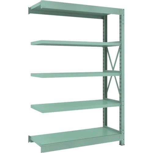 ＴＲＵＳＣＯ　Ｒ３型中量棚　１２００×４５０×Ｈ１８００　５段　連結　Ｒ３−６４５５Ｂ　１台（直送）