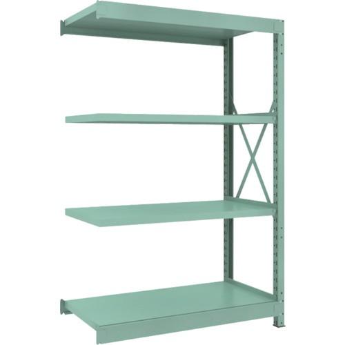ＴＲＵＳＣＯ　Ｒ３型中量棚　１２００×６００×Ｈ１８００　４段　連結　Ｒ３−６４６４Ｂ　１台（直送）