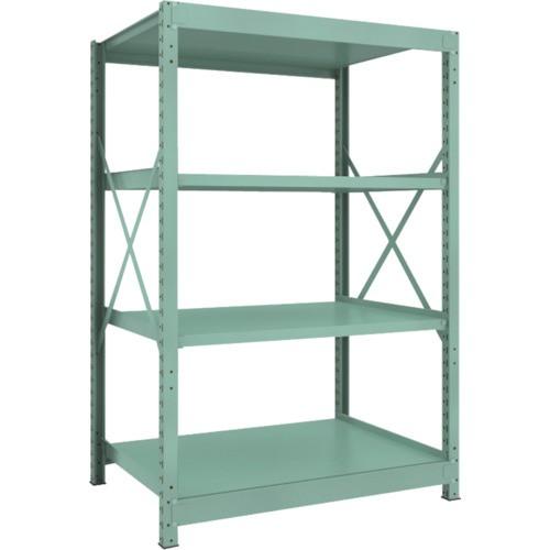 ＴＲＵＳＣＯ　Ｒ３型中量棚　１２００×９００×Ｈ１８００　４段　単体　Ｒ３−６４９４　１台（直送）