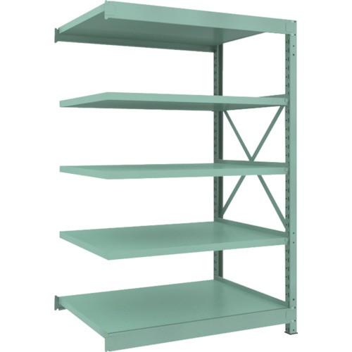 ＴＲＵＳＣＯ　Ｒ３型中量棚　１２００×９００×Ｈ１８００　５段　連結　Ｒ３−６４９５Ｂ　１台（直送）
