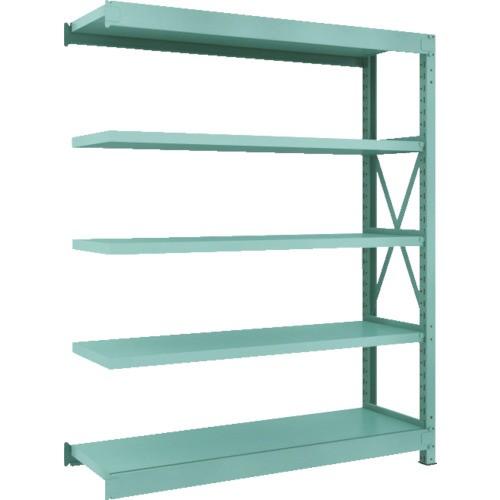 ＴＲＵＳＣＯ　Ｒ３型中量棚　１５００×４５０×Ｈ１８００　５段　連結　Ｒ３−６５５５Ｂ　１台（直送）