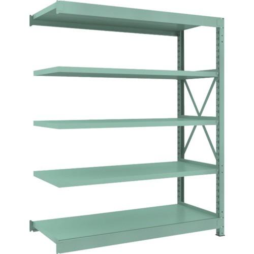 ＴＲＵＳＣＯ　Ｒ３型中量棚　１５００×６００×Ｈ１８００　５段　連結　Ｒ３−６５６５Ｂ　１台（直送）