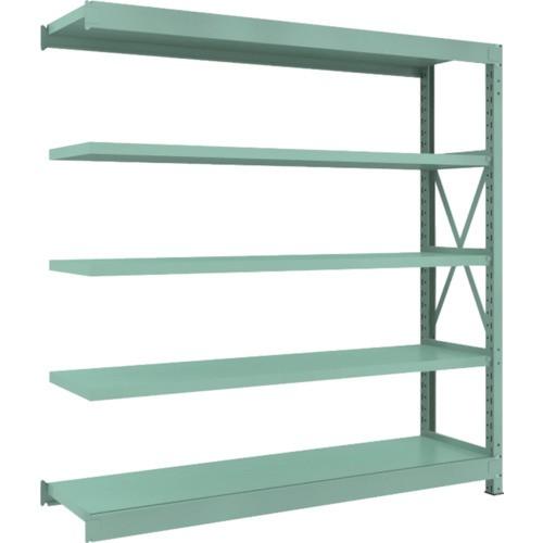 ＴＲＵＳＣＯ　Ｒ３型中量棚　１８００×４５０×Ｈ１８００　５段　連結　Ｒ３−６６５５Ｂ　１台（直送）