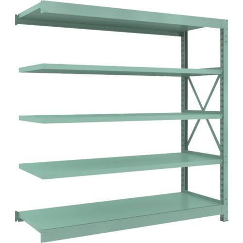 ＴＲＵＳＣＯ　Ｒ３型中量棚　１８００×６００×Ｈ１８００　５段　連結　Ｒ３−６６６５Ｂ　１台（直送）