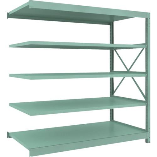 ＴＲＵＳＣＯ　Ｒ３型中量棚　１８００×９００×Ｈ１８００　５段　連結　Ｒ３−６６９５Ｂ　１台（直送）