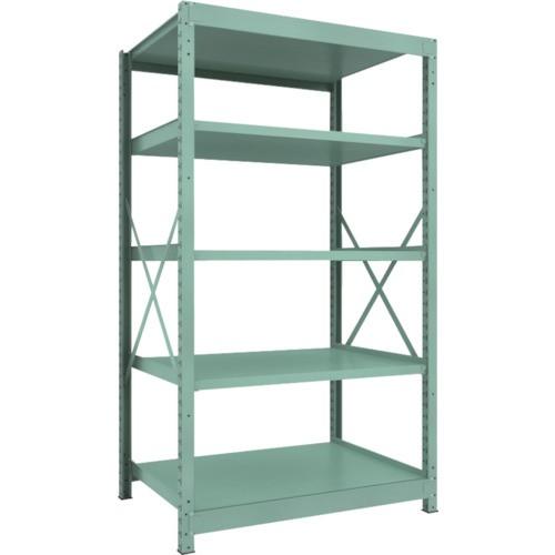 ＴＲＵＳＣＯ　Ｒ３型中量棚　１２００×９００×Ｈ２１００　５段　単体　Ｒ３−７４９５　１台（直送）