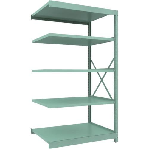 ＴＲＵＳＣＯ　Ｒ３型中量棚　１２００×９００×Ｈ２１００　５段　連結　Ｒ３−７４９５Ｂ　１台（直送）